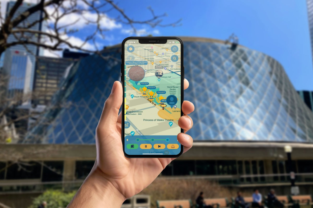 The Reel Toronto Tour Smartphone App Walking Tour