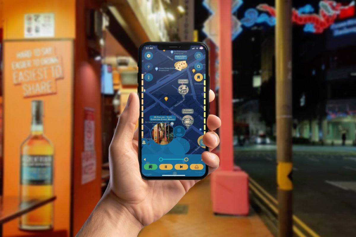 Fierce Nights and Neon Lights Smartphone App Walking Tour