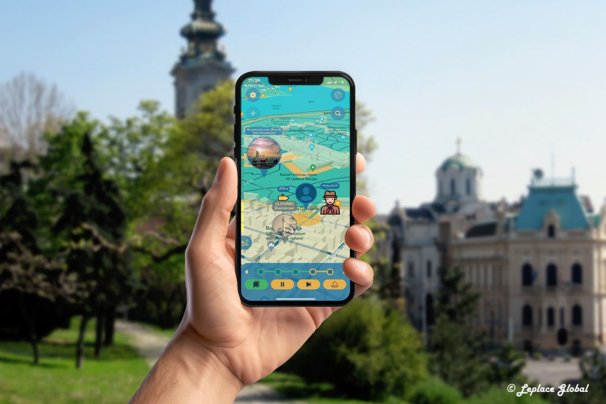 Downtown tour Belgrade Smartphone App Walking Tour