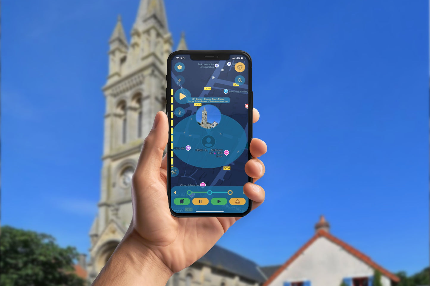 The Allied Landing at Arromanches Smartphone App Walking Tour