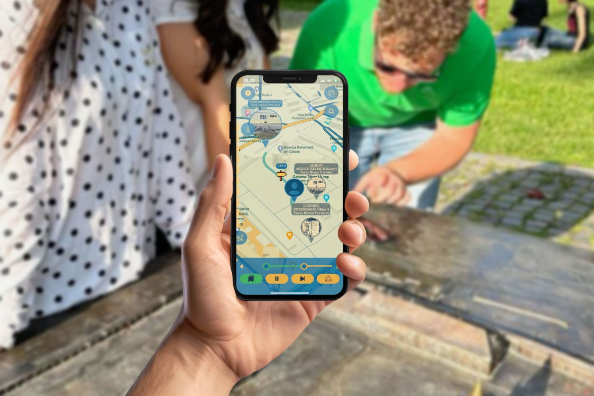 The Maze Smartphone App Walking Tour