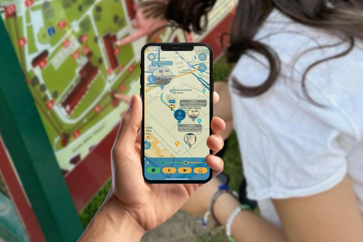 The Maze Smartphone App Walking Tour