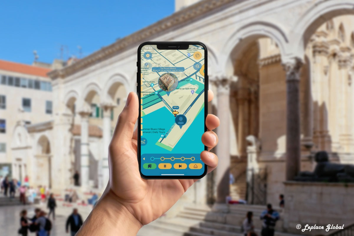 Saving Split's Past and Future: Defeat the Evil Time Travelling Mastermind Smartphone App Walking Tour