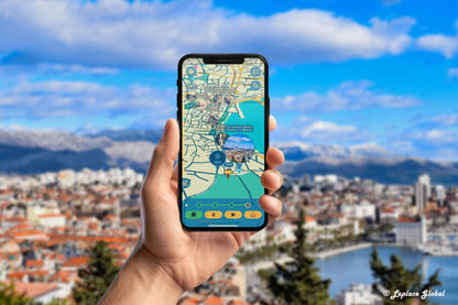 Saving Split's Past and Future: Defeat the Evil Time Travelling Mastermind Smartphone App Walking Tour