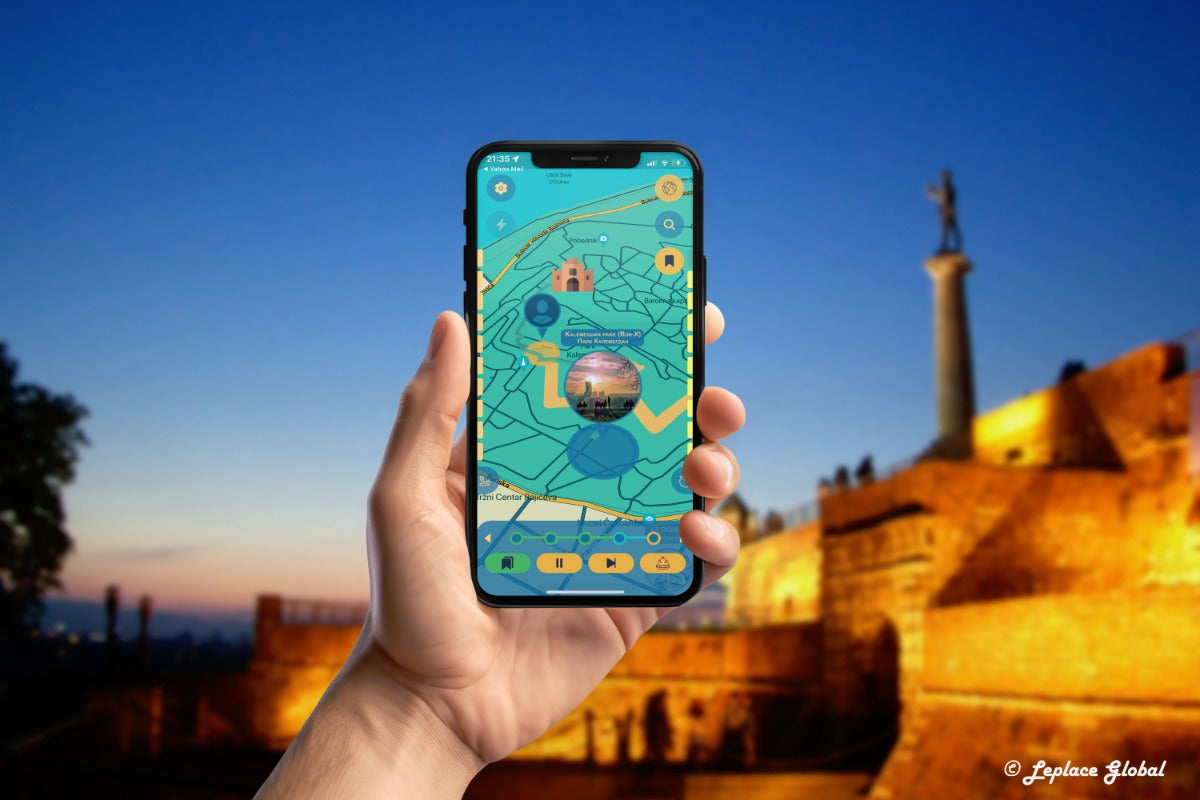 Downtown tour Belgrade Smartphone App Walking Tour