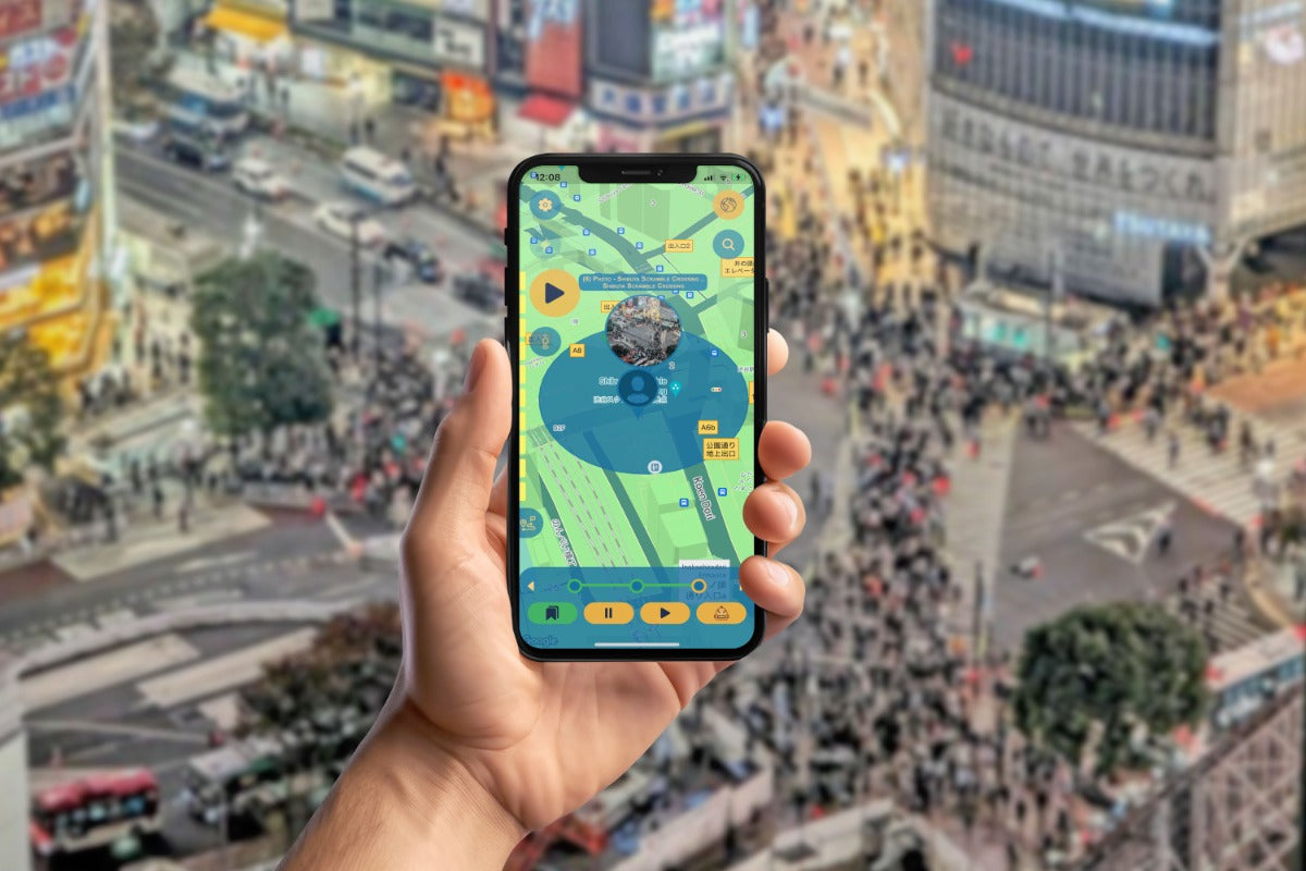 Shibuya Spheres Smartphone App Walking Tour