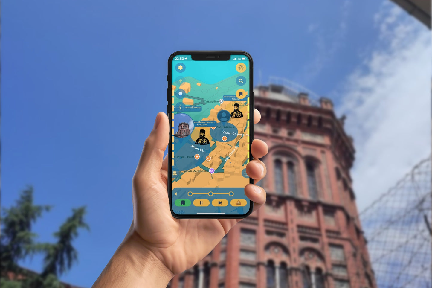 Constantinople Siege 1453 Smartphone App Walking Tour