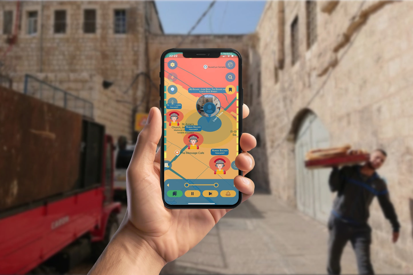 Siege of Jerusalem 70AD Smartphone App Walking Tour