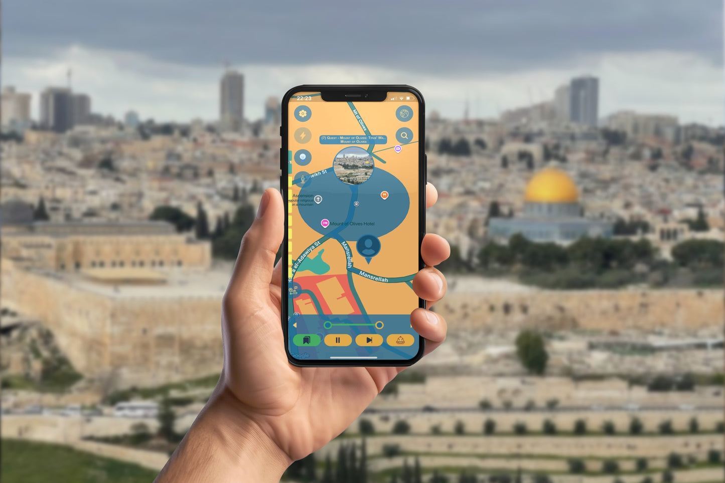 Siege of Jerusalem 70AD Smartphone App Walking Tour