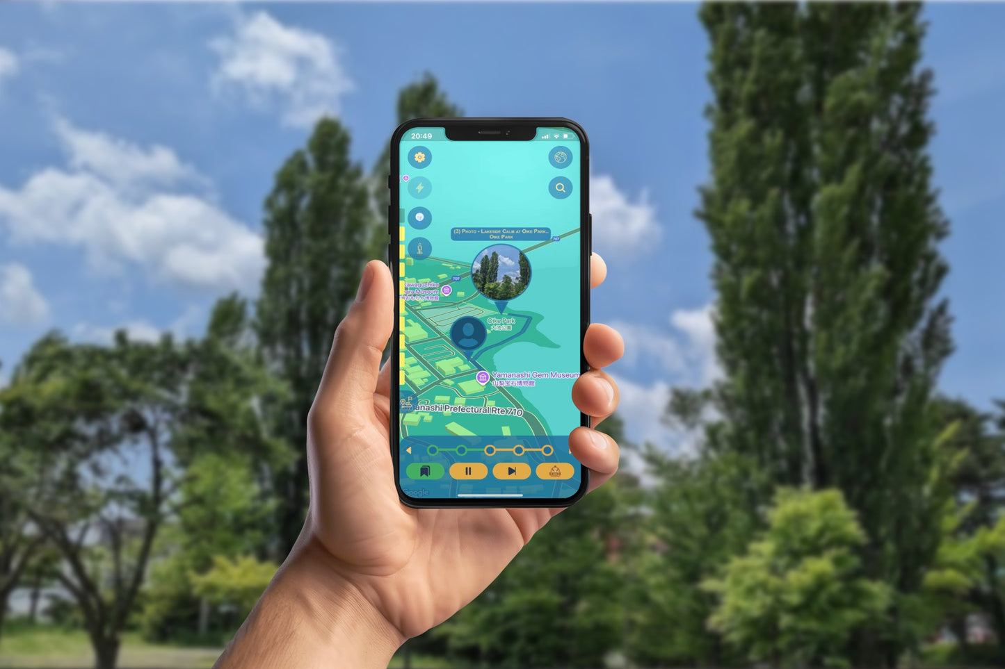 Kawaguchiko's Kaleidoscope Smartphone App Walking Tour