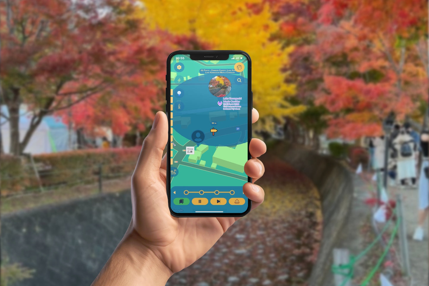 Kawaguchiko's Kaleidoscope Smartphone App Walking Tour