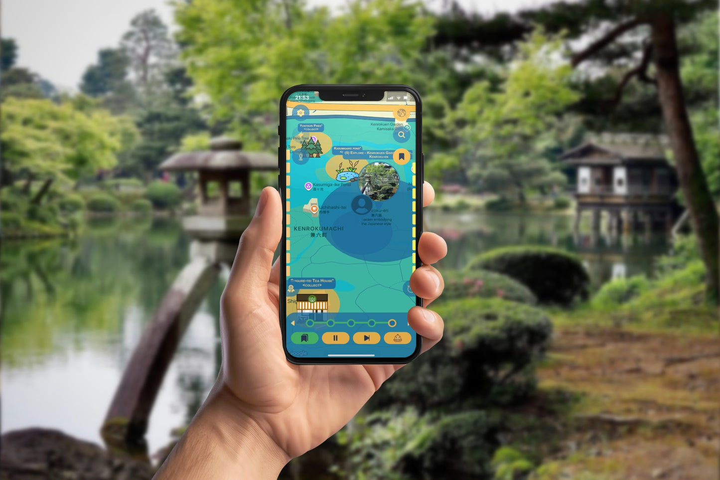 Kanazawa's Kaleidoscopic Journey Smartphone App Walking Tour