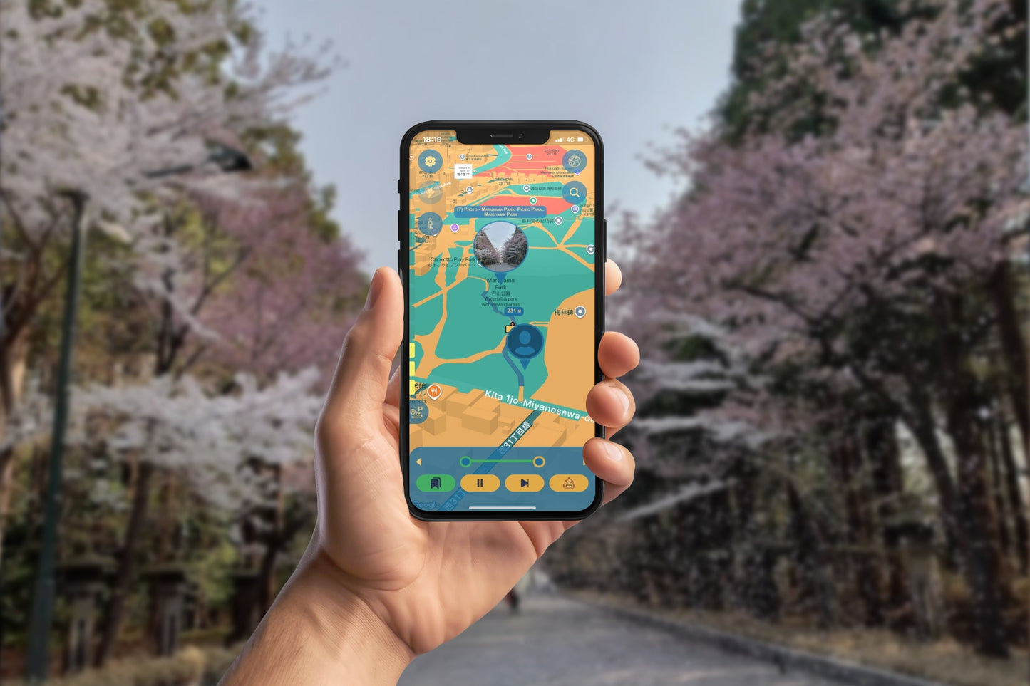 Sapporo's Seasonal Splendors Smartphone App Walking Tour