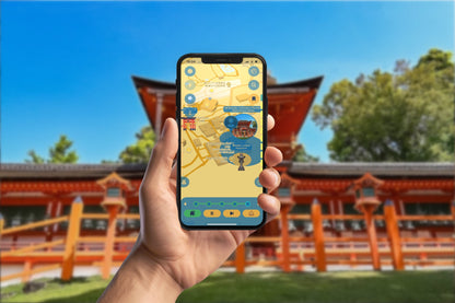 Nara's Nimble excavation Smartphone App Walking Tour
