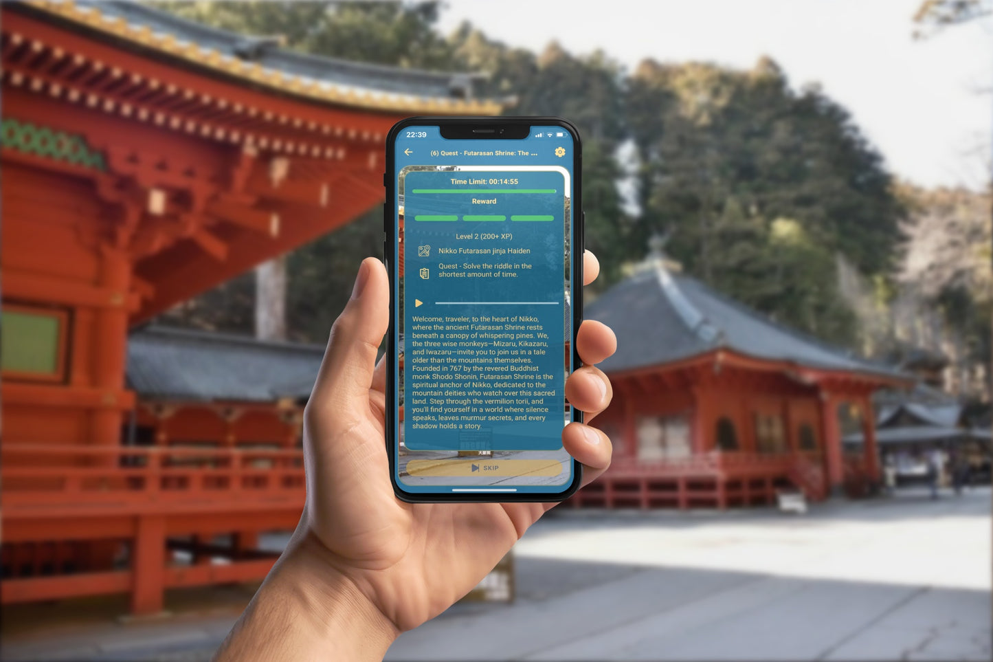 Nikko's Noble Nirvana Smartphone App Walking Tour