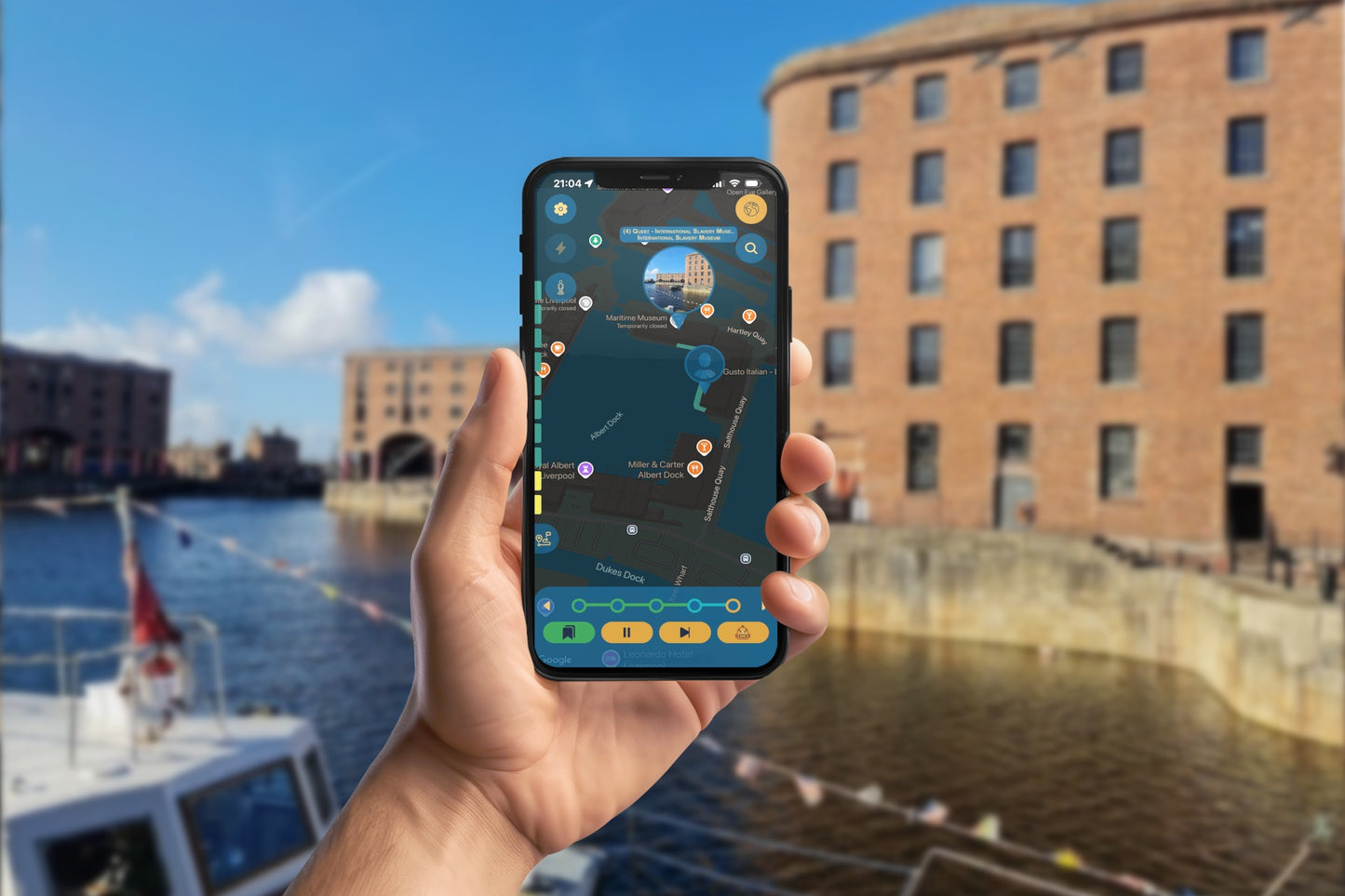 Liverpool Slave Trade Tour Smartphone App Walking Tour