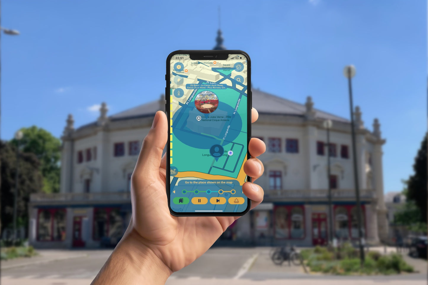 Amiens Extraordinaire: The World of Jules Verne Smartphone App Walking Tour