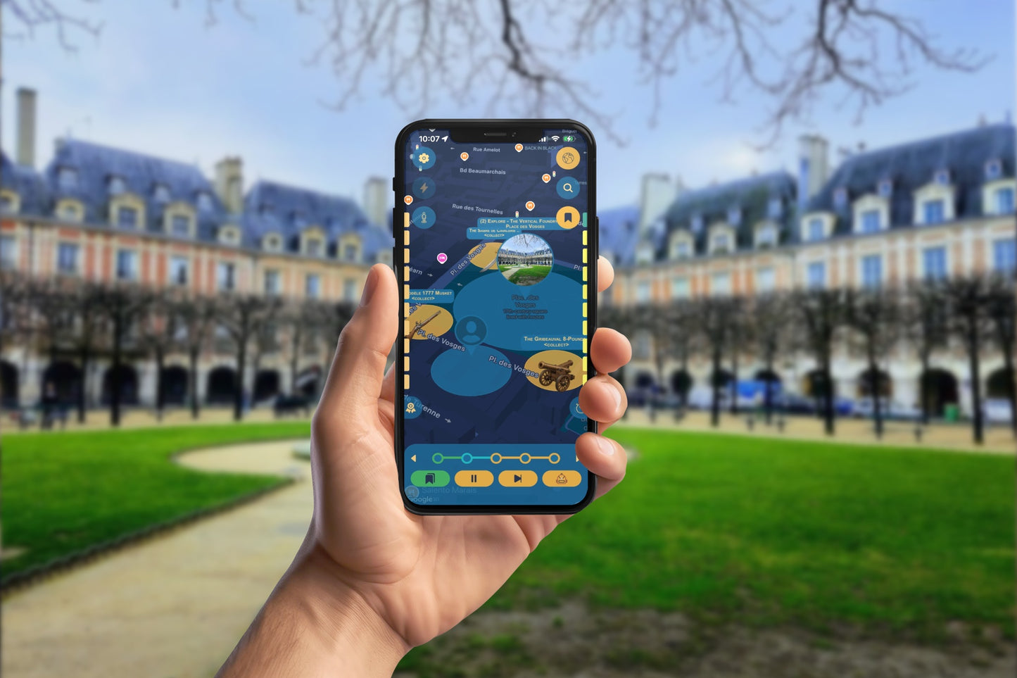 1789 French Revolution Grand Tour Smartphone App Walking Tour