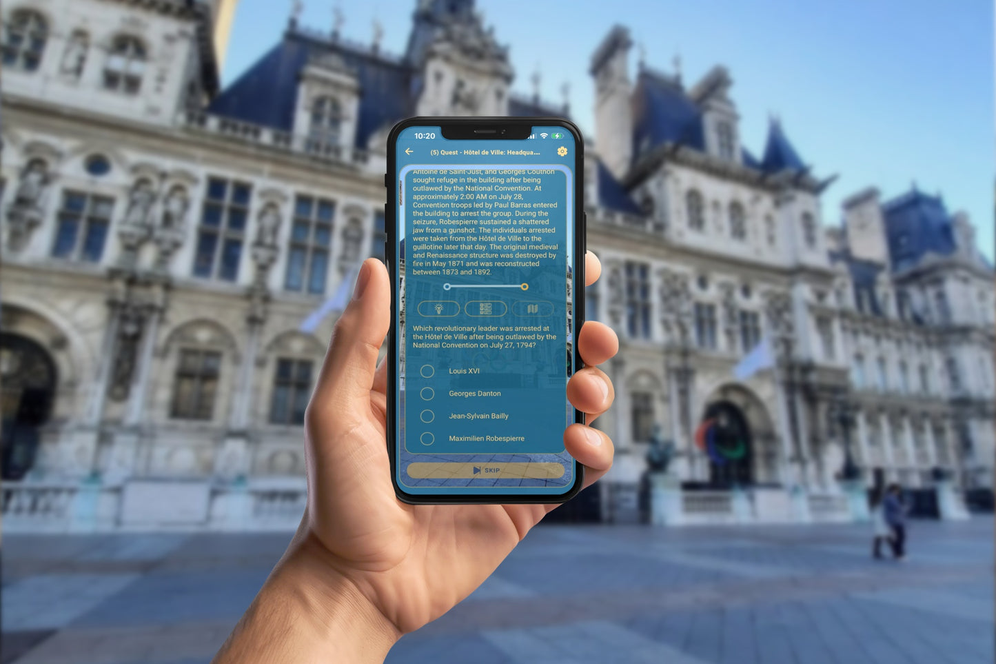 1789 French Revolution Grand Tour Smartphone App Walking Tour