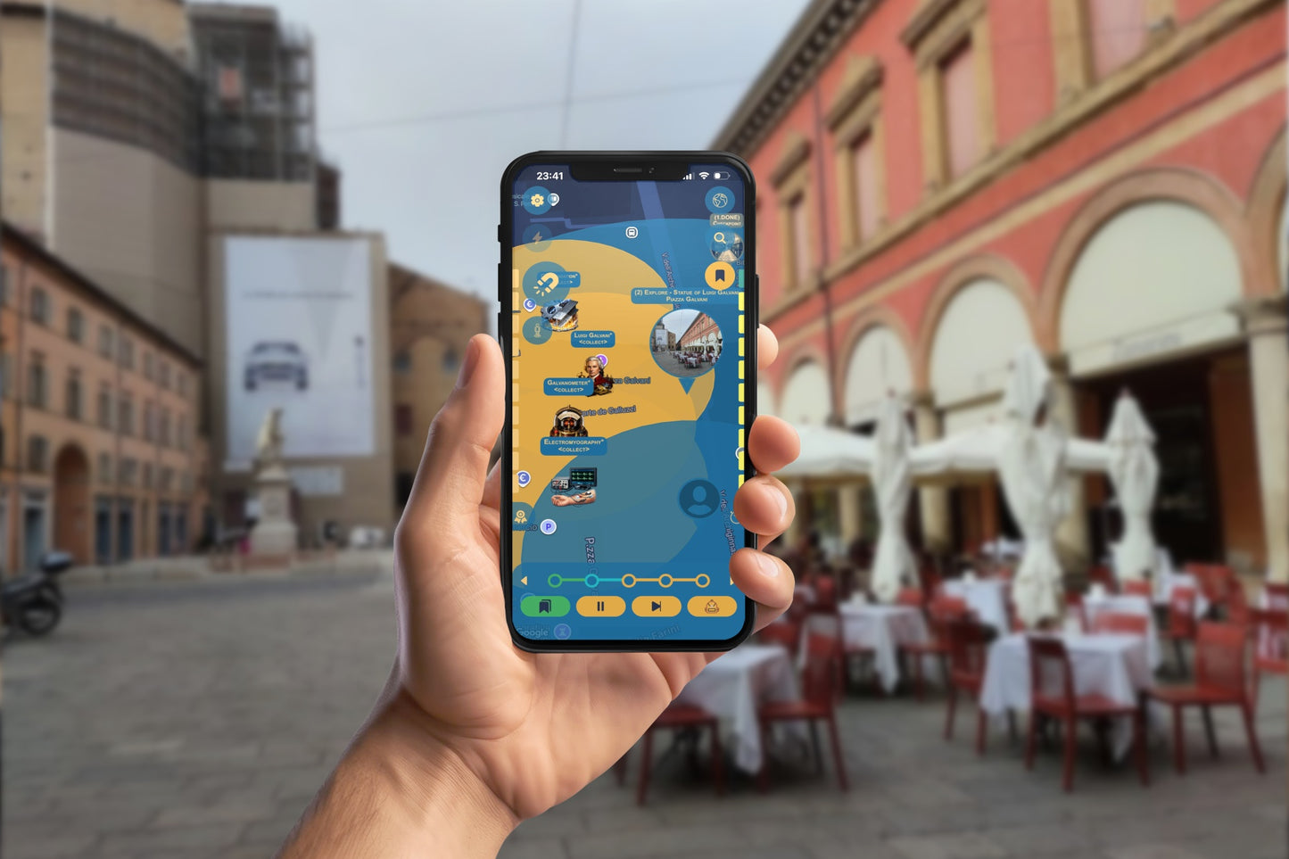 Bologna Academic History Tour Smartphone App Walking Tour