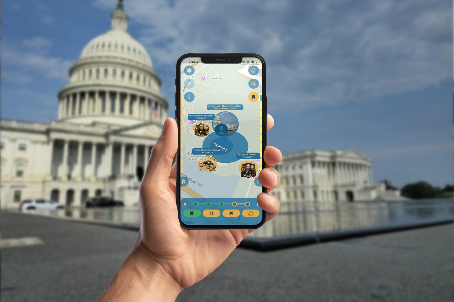 Washington DC: Power & Institutions Tour Smartphone App Walking Tour