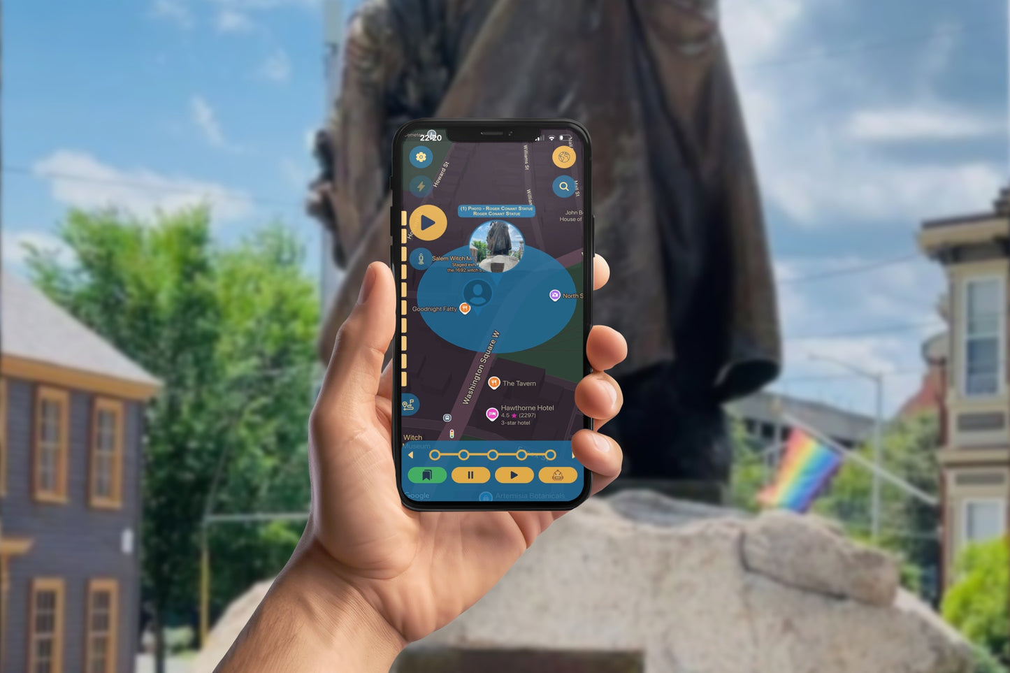 Witches of Salem: Historical Trials & Memory Walk Smartphone App Walking Tour