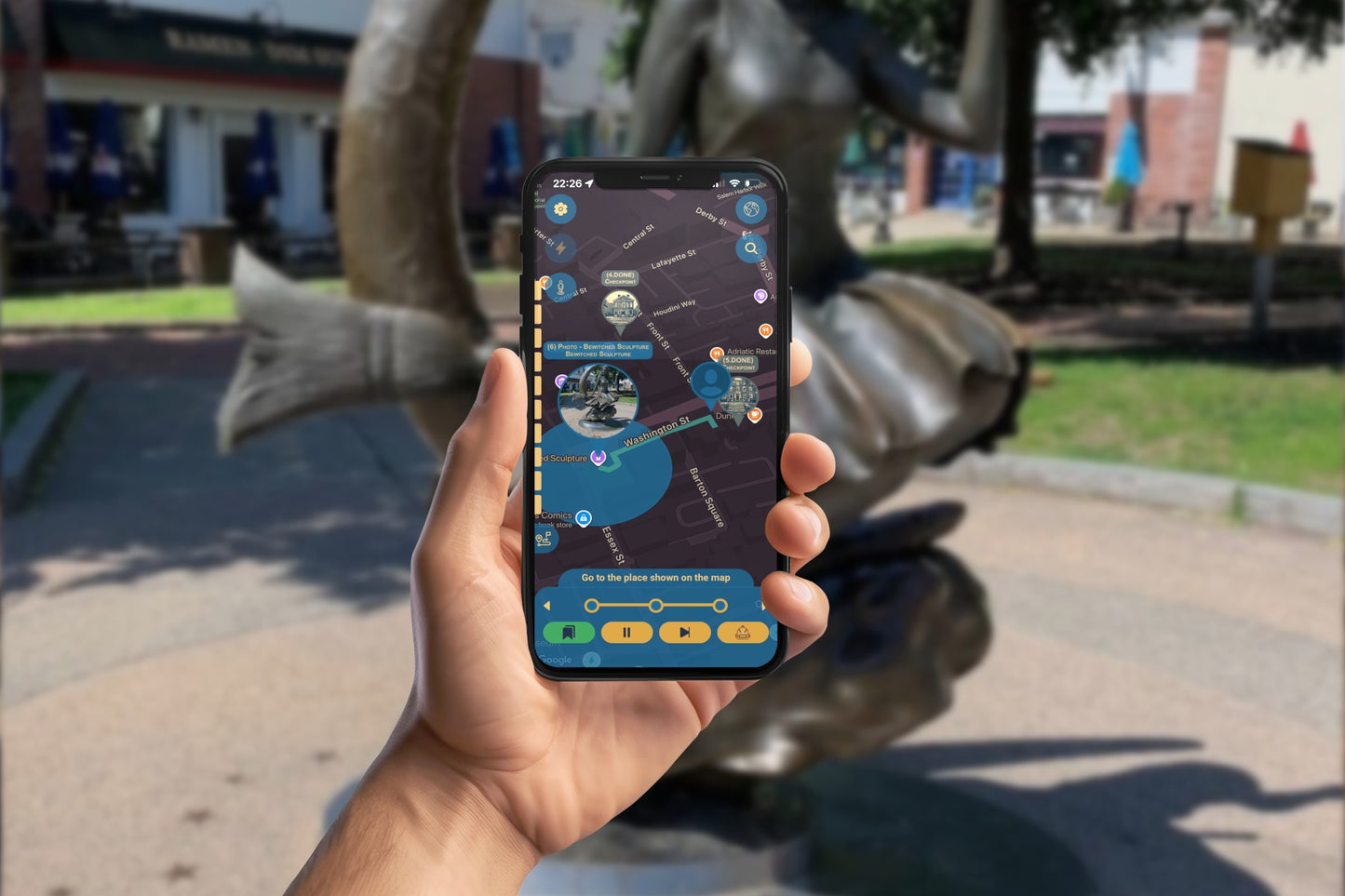 Witches of Salem: Historical Trials & Memory Walk Smartphone App Walking Tour