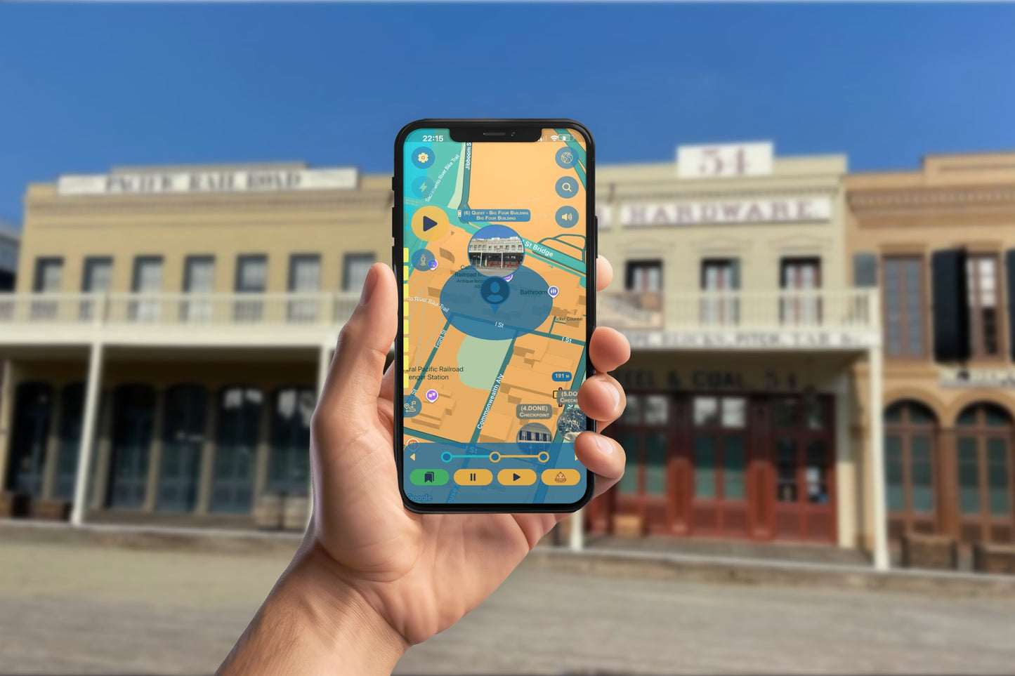 Sacramento: Building the Transcontinental Railroad Tour Smartphone App Walking Tour